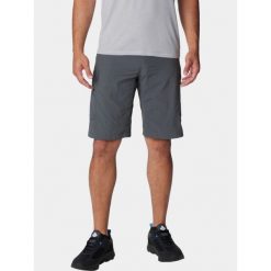 Spodenki turystyczne męskie Columbia Silver Ridge. Szare krótkie spodenki sportowe męskie Columbia, m, bez wzorów, z nylonu, trekkingowe. Za 259.00 zł.