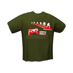 GamersWear GAMEPAD DRIBBLER T-Shirt Oliwkowy (S)(6033-S). T-shirty i topy dla dziewczynek marki GamersWear. Za 98.15 zł.