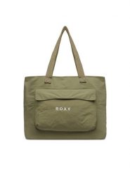 Roxy Torebka WBEOHP-ROXY-MZ-005-10 Khaki. Brązowe torebki do ręki damskie Roxy, bez wzorów, z materiału, bez dodatków. Za 79.99 zł.