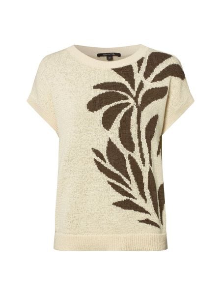 Comma Sweter Kobiety beżowy, 34. Brązowe swetry damskie comma, uniwersalny, bez wzorów, z bawełny, bez kołnierzyka, bez ramiączek, bez kaptura. Za 279.95 zł.