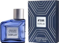Replay Tank EDT 50 ml. T-shirty męskie Replay, m, bez wzorów, bez kołnierzyka. Za 56.06 zł.