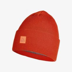 Czapka dla dorosłych Buff Crossknit Hat. Czerwone czapki i kapelusze męskie Buff, bez wzorów, z dzianiny, eleganckie. Za 131.70 zł.