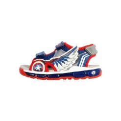Sandały GEOX J SANDAL ANDROID BOY Niebieski. Niebieskie sandały męskie Geox, z syntetyku, bez zapięcia. Za 163.99 zł.