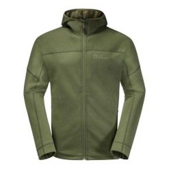Męska Bluza Z Kapturem Hirschberg Full Zip. Zielone bluzy męskie Jack Wolfskin, m, bez wzorów, z kapturem. Za 551.99 zł.