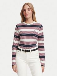 Tommy Jeans Bluzka Reg Ess Jersey DW0DW23562 Kolorowy Regular Fit. Koszule damskie Tommy Jeans, xl, bez wzorów, z bawełny, bez kołnierzyka, bez ramiączek. Za 189.99 zł.
