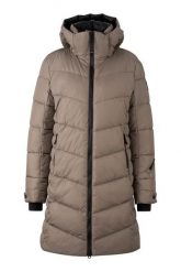 Płaszcz ocieplany damski BOGNER FIRE+ICE Aenny 3. Brązowe płaszcze damskie na zimę, l, bez wzorów, z materiału, bez kaptura. Za 2,149.00 zł.
