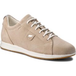 Półbuty GEOX - D Avery A D52H5A 022AU CH65A Lt Taupe/Beige. Brązowe półbuty damskie Geox, z materiału. W wyprzedaży za 279.00 zł.