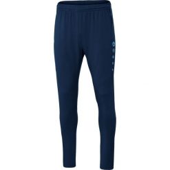 Spodnie Jako entraînement Premium. Niebieskie spodnie sportowe męskie Jako, bez wzorów, do piłki nożnej. Za 170.00 zł.