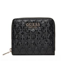 Portfel Guess. Czarne portfele damskie Guess, z aplikacjami. Za 229.99 zł.
