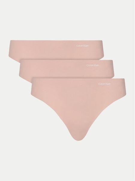 Calvin Klein Underwear Komplet stringów 000QD3558E Różowy. Czerwone stringi damskie Calvin Klein Underwear, s, bez wzorów, z syntetyku. Za 129.99 zł.