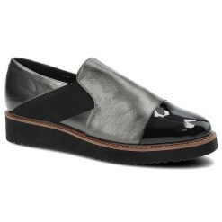Szare Półbuty Lamelia Eleganckie Buty Damskie. Szare półbuty damskie LAMELIA, bez wzorów, eleganckie, bez obcasa, bez zapięcia. Za 209.00 zł.