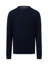 Finshley & Harding Sweter z zawartością kaszmiru Mężczyźni Bawełna niebieski, XXL. Niebieskie swetry przez głowę męskie Finshley & Harding, m, bez wzorów, z bawełny, bez kołnierzyka. Za 179.95 zł.