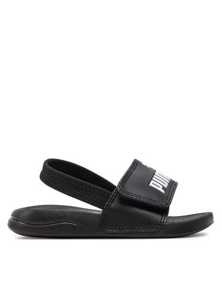 Puma Sandały POPCAT 2.0 37386201 INF Czarny. Czarne sandały chłopięce Puma, z syntetyku, bez zapięcia. Za 109.99 zł.