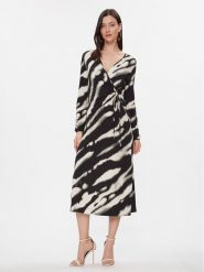 Weekend Max Mara Sukienka codzienna Staffa 2415621061 Czarny Regular Fit. Czarne sukienki damskie Weekend Max Mara, na co dzień, m, bez wzorów, z wiskozy, bez kołnierzyka, bez ramiączek, proste. Za 939.99 zł.