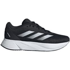 Buty do biegania adidas Duramo Sl W ID9853 czarne. Czarne obuwie sportowe damskie bez wzorów, do biegania. Za 362.20 zł.