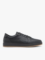 Czarne sportowe półbuty. Czarne półbuty na co dzień męskie Brawo sp. z o.o., z jeansu, eleganckie, bez zapięcia. Za 549.99 zł.