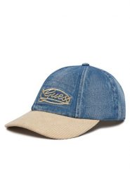 Guess Czapka z daszkiem AW5505 COT01 Niebieski. Niebieskie czapki i kapelusze damskie Guess, z aplikacjami, z bawełny. Za 159.99 zł.