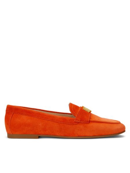 LAUREN RALPH LAUREN Loafersy Averi III 802946809009 Pomarańczowy. Brązowe mokasyny damskie Lauren Ralph Lauren, ze skóry. Za 359.99 zł.