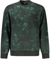 BLUZA HUGO BOSS BEZ ZAMKA MĘSKA ZIELONA L. Zielone bluzy męskie Boss, l, bez wzorów, bez kaptura. Za 775.08 zł.