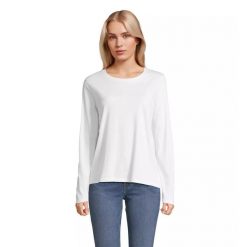 Damska koszulka z długim rękawem Sol's Monarch. Białe t-shirty damskie SOL'S, s, bez wzorów, z bawełny, bez kołnierzyka. Za 61.00 zł.