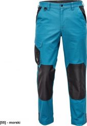 CREMORNE spodnie - męskie spodnie robocze do pasa, wytrzymała tkanina bawełnianiana, 60% bawełna, 40% poliester - morski 42. Zielone spodnie sportowe męskie CERVA, m, bez wzorów, z bawełny. Za 142.59 zł.