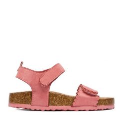 Sandały DeeZee. Czerwone sandały dziewczęce DeeZee, bez zapięcia. Za 79.99 zł.