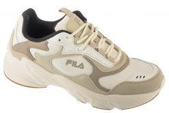 Buty sportowe Sneakersy damskie, Collene CB Wmn. Białe obuwie sportowe damskie Fila, bez wzorów, z materiału, trekkingowe. Za 289.99 zł.