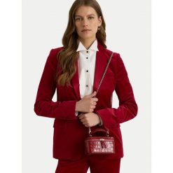Torebka LAUREN RALPH LAUREN. Czerwone torebki do ręki damskie Lauren Ralph Lauren, bez wzorów, bez dodatków. Za 1,299.00 zł.