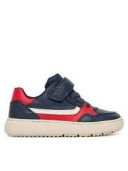 Geox Sneakersy J Theleven J56LDD 054FU C0735 M Granatowy. Niebieskie buty sportowe chłopięce Geox, bez wzorów, ze skóry, bez zapięcia. Za 149.99 zł.