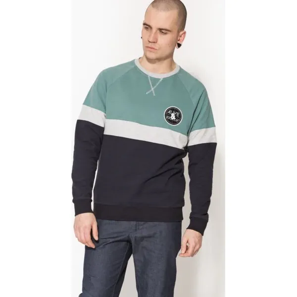 Confront Bluza Silviano , niebieski, rozmiar XL. Niebieskie bluzy męskie Confront, m, bez wzorów, z bawełny, bez kaptura. W wyprzedaży za 49.99 zł.