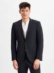 Finshley & Harding kurtka modułowa - Steven Mężczyźni Modern Fit niebieski, 24. Niebieskie kurtki męskie Finshley & Harding, m, bez wzorów, z wełny, biznesowe, bez kaptura. Za 899.95 zł.