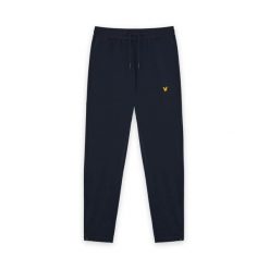 Spodnie dresowe polarowe Lyle & Scott Fly. Niebieskie eleganckie spodnie męskie LYLE AND SCOTT, s, bez wzorów, z dresówki. Za 358.50 zł.