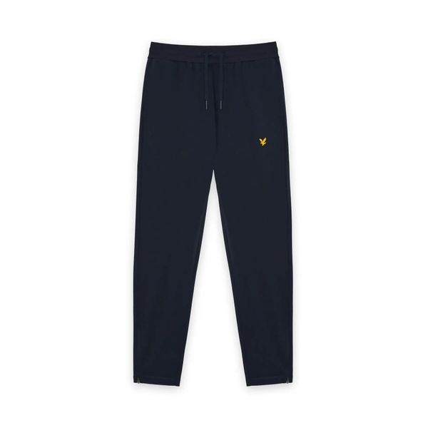 Spodnie dresowe polarowe Lyle & Scott Fly. Niebieskie eleganckie spodnie męskie LYLE AND SCOTT, s, bez wzorów, z dresówki. Za 358.50 zł.