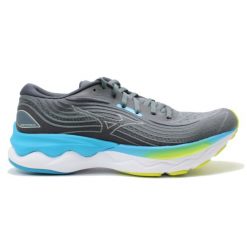 Buty do biegania męskie Mizuno 51 Wave Skyrise. Niebieskie buty sportowe męskie Mizuno, z gumy, bez zapięcia, do biegania, mizuno wave. Za 549.99 zł.