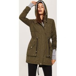 Parka z kieszeniami cargo - Khaki. Brązowe parki damskie House. Za 139.99 zł.