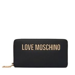 Portfel LOVE MOSCHINO. Czarne portfele damskie Love Moschino, bez wzorów. Za 439.99 zł.