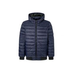 Kurtka puchowa Pepe Jeans Billy. Niebieskie kurtki męskie Pepe Jeans, m, bez wzorów, z bawełny, bez kaptura. Za 307.20 zł.