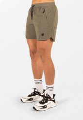 Colton Szorty - zielony. Zielone krótkie spodenki sportowe męskie GORILLA WEAR, xl, bez wzorów, z nylonu, na fitness i siłownię. Za 214.00 zł.
