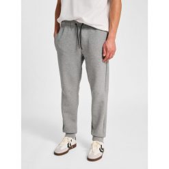 Spodnie dresowe Hummel Tech Fleece Regular. Szare buty sportowe męskie Hummel, z dresówki, bez zapięcia, na fitness i siłownię. Za 284.00 zł.