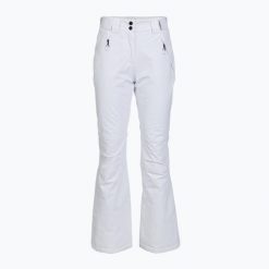 Spodnie narciarskie damskie EA7 Emporio Armani Ski Cortina Toray. Białe spodnie materiałowe damskie EA7 Emporio Armani, m, bez wzorów, z elastanu. Za 1,139.00 zł.