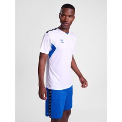 Jersey Hummel Authentic. Białe koszulki sportowe męskie Hummel, bez wzorów, z jersey, bez kołnierzyka, bez ramiączek, do piłki ręcznej. Za 191.00 zł.