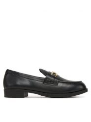 LOVE MOSCHINO Loafersy JA10242G1NIA000035 Czarny. Czarne mokasyny damskie Love Moschino, ze skóry. Za 599.99 zł.