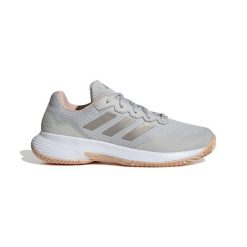 Damskie buty do tenisa adidas GameCourt 2. Szare obuwie sportowe damskie Adidas, bez wzorów, z materiału, tenisowe. Za 296.35 zł.