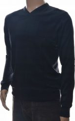 Leccos Sweter męski z kaszmiru i wełny merynosów M serek. Swetry przez głowę męskie Leccos, m, bez wzorów, z kaszmiru, bez kołnierzyka. Za 79.99 zł.