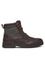Barbour Trzewiki Eslington MFO0853BK91 Brązowy ciemny. Brązowe botki męskie Barbour, bez wzorów, ze skóry, bez zapięcia. Za 1,099.00 zł.