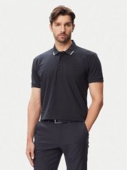 HUGO Polo Swing Paddy 50564779 Granatowy Regular Fit. Niebieskie koszulki polo męskie Hugo, m, bez wzorów, z bawełny, bez ramiączek. Za 499.99 zł.