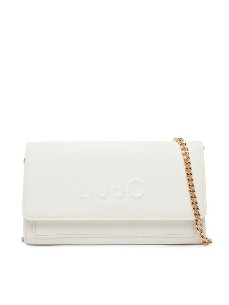 Liu Jo Portfel AA6191 ES029 Écru. Białe portfele damskie Liu Jo, bez wzorów, ze skóry. Za 379.99 zł.