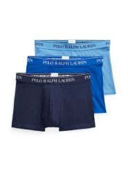 Polo Ralph Lauren Komplet bokserek 714835885009 Niebieski. Niebieskie bokserki męskie Polo Ralph Lauren, m, bez wzorów, z bawełny. Za 199.99 zł.