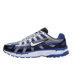 Buty do chodzenia dla dorosłych Nike P-6000 Racer Blue. Niebieskie obuwie sportowe damskie Nike, bez wzorów, z gumy, do biegania. Za 2,106.37 zł.