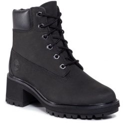 Trapery Timberland. Czarne kozaki damskie Timberland. Za 539.99 zł.